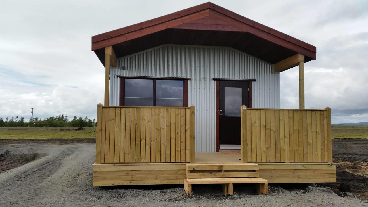 Hekla Cabin 3 Volcano And Glacier View 海拉 外观 照片
