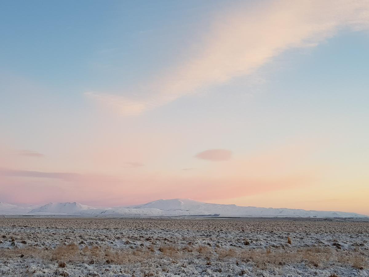 Hekla Cabin 3 Volcano And Glacier View 海拉 外观 照片