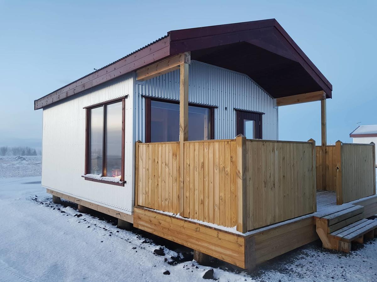 Hekla Cabin 3 Volcano And Glacier View 海拉 外观 照片
