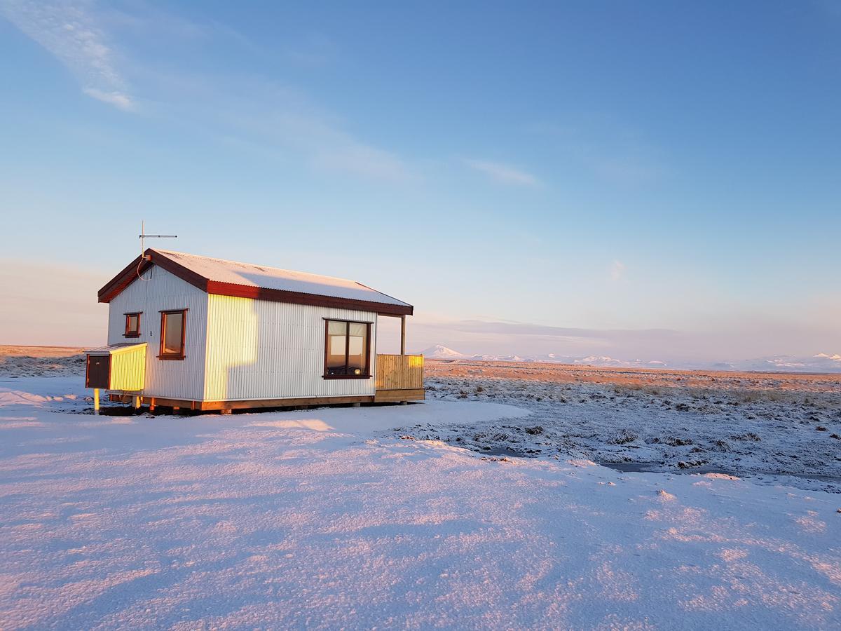 Hekla Cabin 3 Volcano And Glacier View 海拉 外观 照片